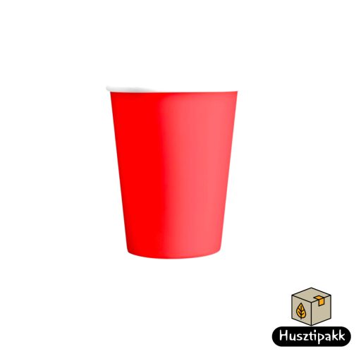 Papírpohár - Piros 250ml 8db