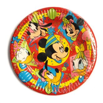 Papírtányér Mickey egér 19,5cm 10db