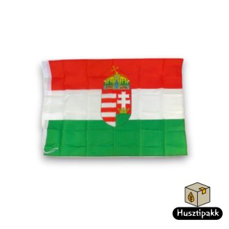 Magyar zászló címerrel 40x60