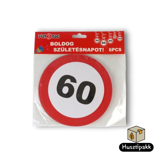 Függő spirál - Szülinap, 60-as, 6db