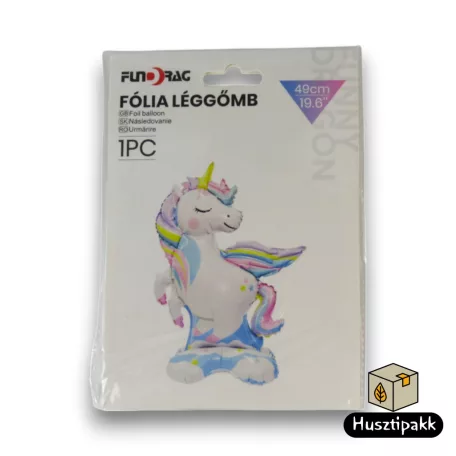 Fólia lufi Unikornis alakú 49cm