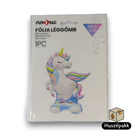 Fólia lufi Unikornis alakú 49cm