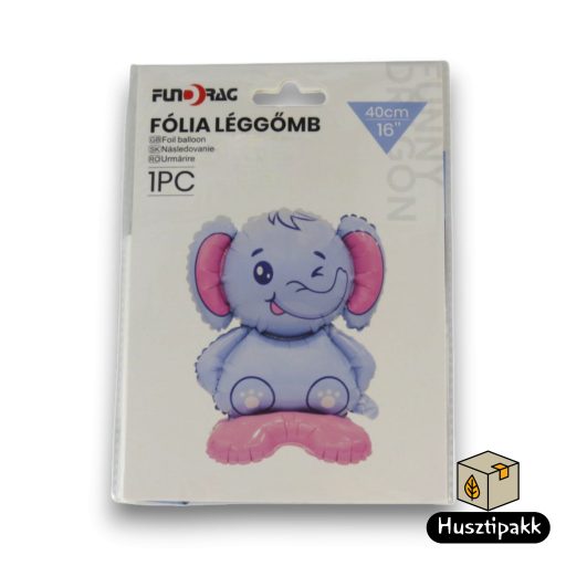 Fólia lufi Elefánt álló 40cm