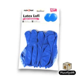 Latex lufi - Kék 30cm 8db