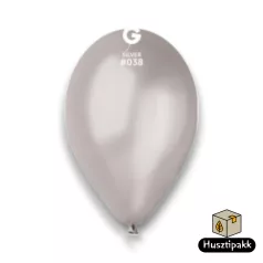 Latex lufi - ezüst, 26cm 100db (#038)