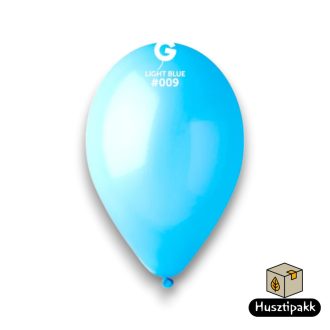 Latex lufi - Világoskék 26cm 100db