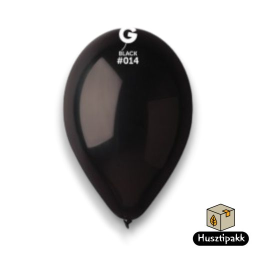 Latex lufi fekete 26cm 100db (014)