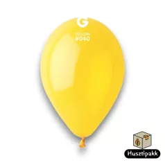 Latex lufi - Sárga 26cm 100db (002)
