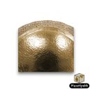 Csipkés szélű, Leonardo tortaalátét, arany 15cm