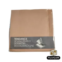   Textilhatású szalvéta, Tendance- Cappucino (21-90), 38x38cm 50db