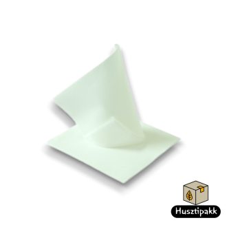   Textilhatású szalvéta, Tendance - Fehér (21-61), 38x38cm 50db