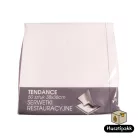 Textilhatású szalvéta, Tendance - Fehér (21-61), 38x38cm 50db