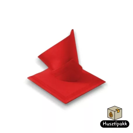 Textilhatású szalvéta, Tendance - Piros (21-78), 38x38cm 50db