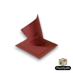   Textilhatású szalvéta, Tendance  - Bordó (21-79), 38x38cm 50db