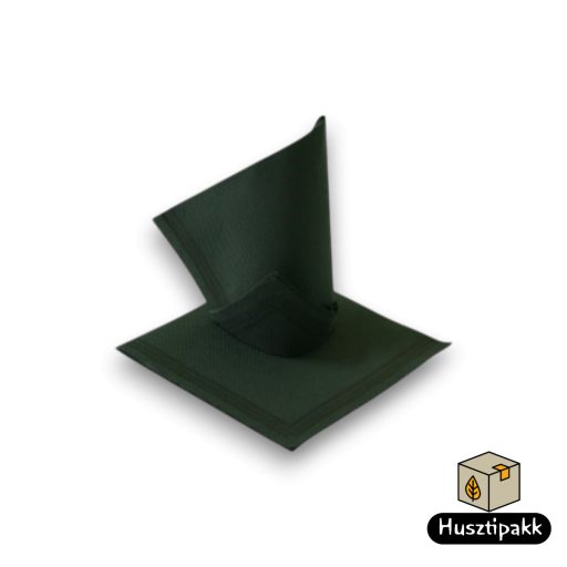 Textilhatású szalvéta, Tendance- Fekete (21-89), 38x38cm 50db