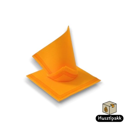 Textilhatású szalvéta, Tendance - Narancs (21-75), 38x38cm 50db