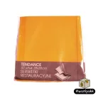 Textilhatású szalvéta, Tendance - Narancs (21-75), 38x38cm 50db