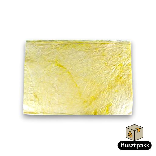 Merített/gyűrt papír - Világossárga, 60x80cm 5db