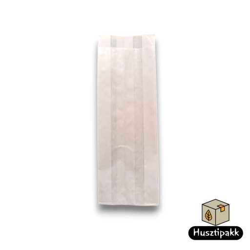 Papírtasak fehér, NYOMELL 20dkg,10x3,5x18cm 100db
