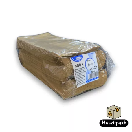 Papírtasak barna WIMEX 2kg 500db (14+7x32cm)