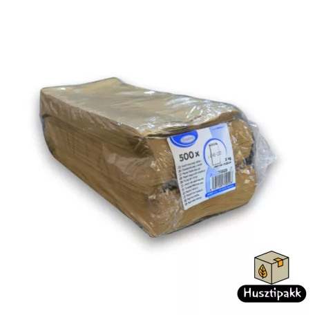 Papírtasak barna WIMEX 2kg 500db (14+7x32cm)