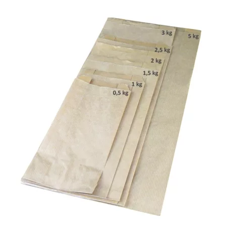 Papírtasak barna WIMEX 3kg 500db (15+7x42cm)