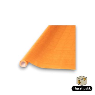 Papírterítő, damaszt hatású, narancssárga 1,2x6m