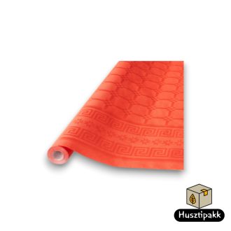 Papírterítő, damaszt hatású, piros 1,2x6m