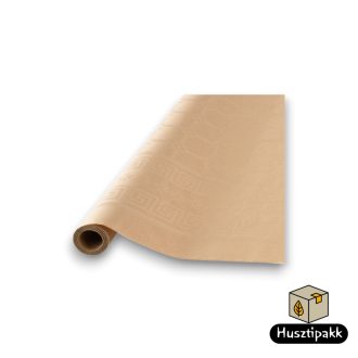 Papírterítő, damaszt hatású, világosbarna 1,2x6m