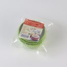 Muffin sütőforma Zöld, pöttyös 50x25mm 60db