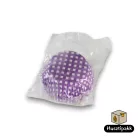 Muffin Sütőforma - Lila kocka mintás, 50x25mm 60db