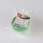 Muffin Sütőforma - Zöld fehér csíkos, 50x25mm 60db