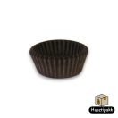 Bonbon kapszli - Sötétbarna 30x15mm 100db