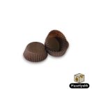 Bonbon kapszli - Sötétbarna 30x15mm 100db