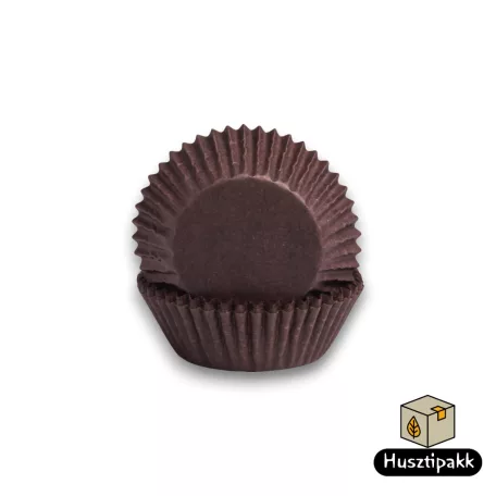 Bonbon kapszli - Sötétbarna, 29x16mm DEMMLER 1000db