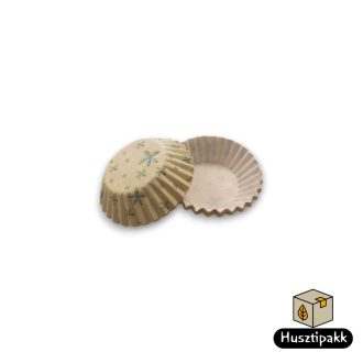 Bonbon kapszli - Sárga, virág mintával HP 500db