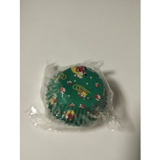 Muffin Sütőforma - Mikulás mintás, 50x30mm 100db