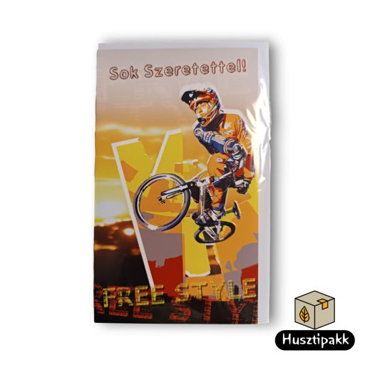 Képeslap - Sok szeretettel! - Free Style BMX