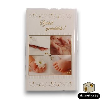 Képeslap - Szívből Gratulálok! - Babaképek B