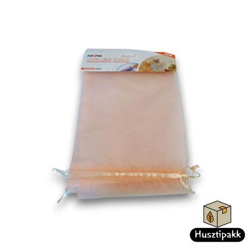 Organza tasak - Barack 3db (17x23cm)
