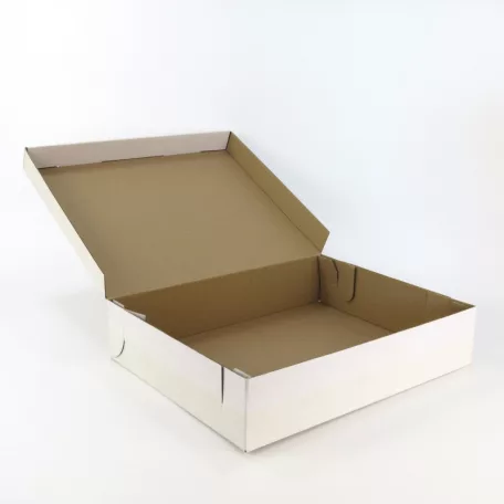Papírdoboz, fehér, 35x28x7cm
