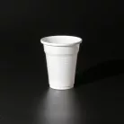 Műanyag Pohár, 1dl FEHÉR 100db