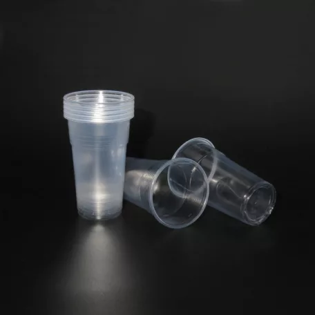Műanyag Pohár, 3dl VÍZTISZTA 50db