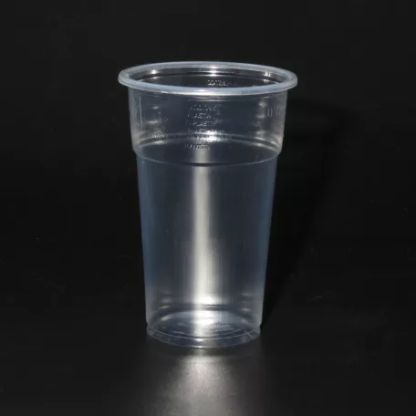 Műanyag Pohár, 3dl VÍZTISZTA 50db
