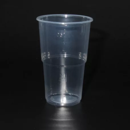 Műanyag Pohár, 5dl VÍZTISZTA 50db