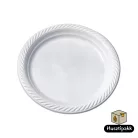 Műanyag lapostányér 23cm 100db