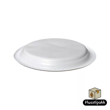 Műanyag lapostányér 23cm 100db