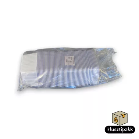 Szögletes műanyag elviteles doboz, fehér Paccor 1200ml 50db