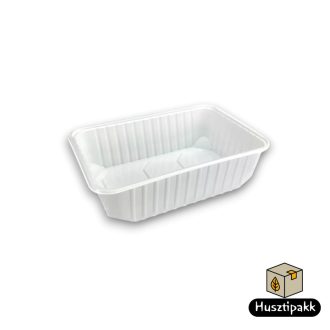 Szögletes tál Q-box 750ml 50db