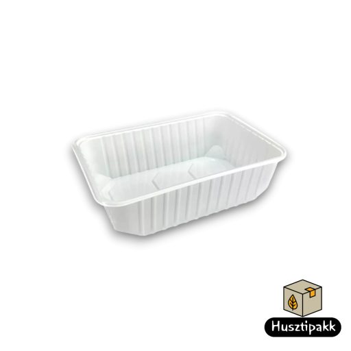 Szögletes tál Q-box 750ml 50db